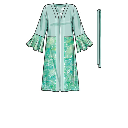 Simplicity S9602 sewing pattern envelope showing tops and waistcoats