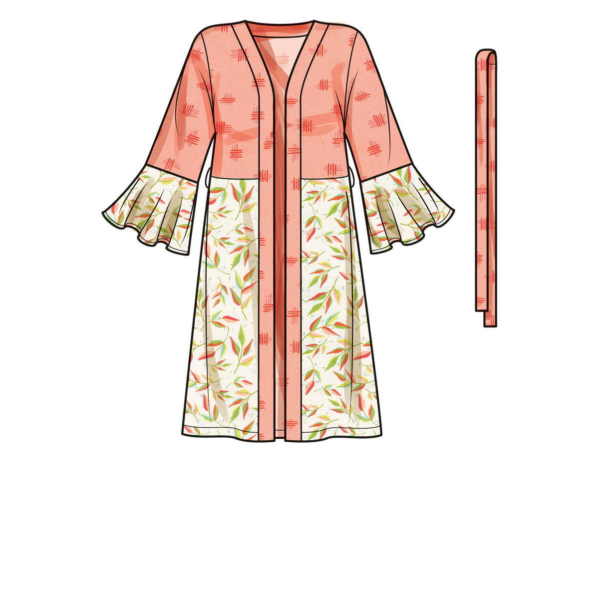 Simplicity S9603 sewing pattern envelope showing tops and waistcoats