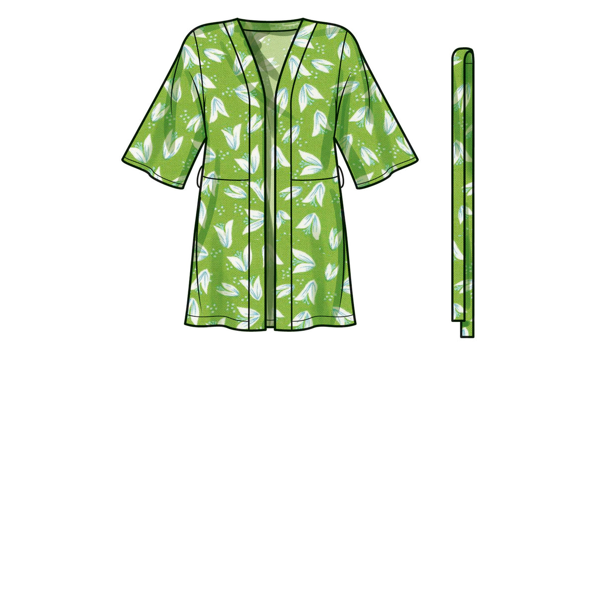Simplicity S9603 sewing pattern envelope showing tops and waistcoats