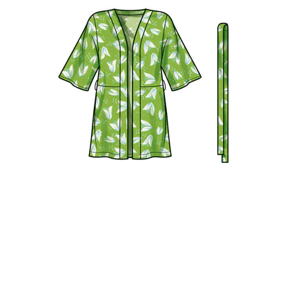 Simplicity S9603 sewing pattern envelope showing tops and waistcoats
