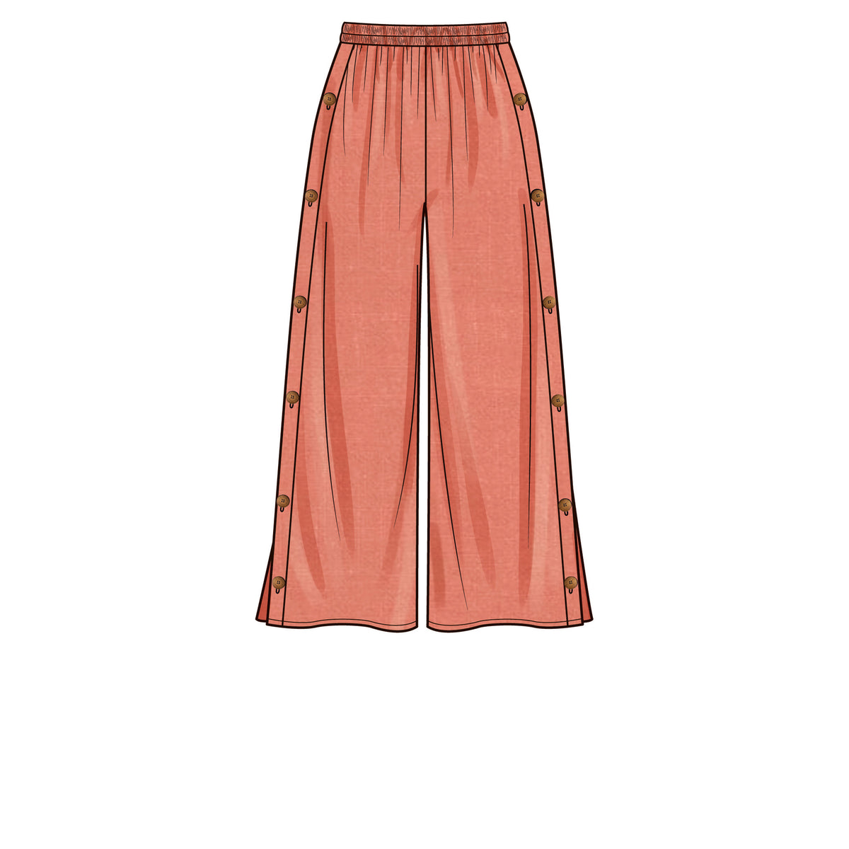 Simplicity S9608 sewing pattern envelope showing skirts or trousers