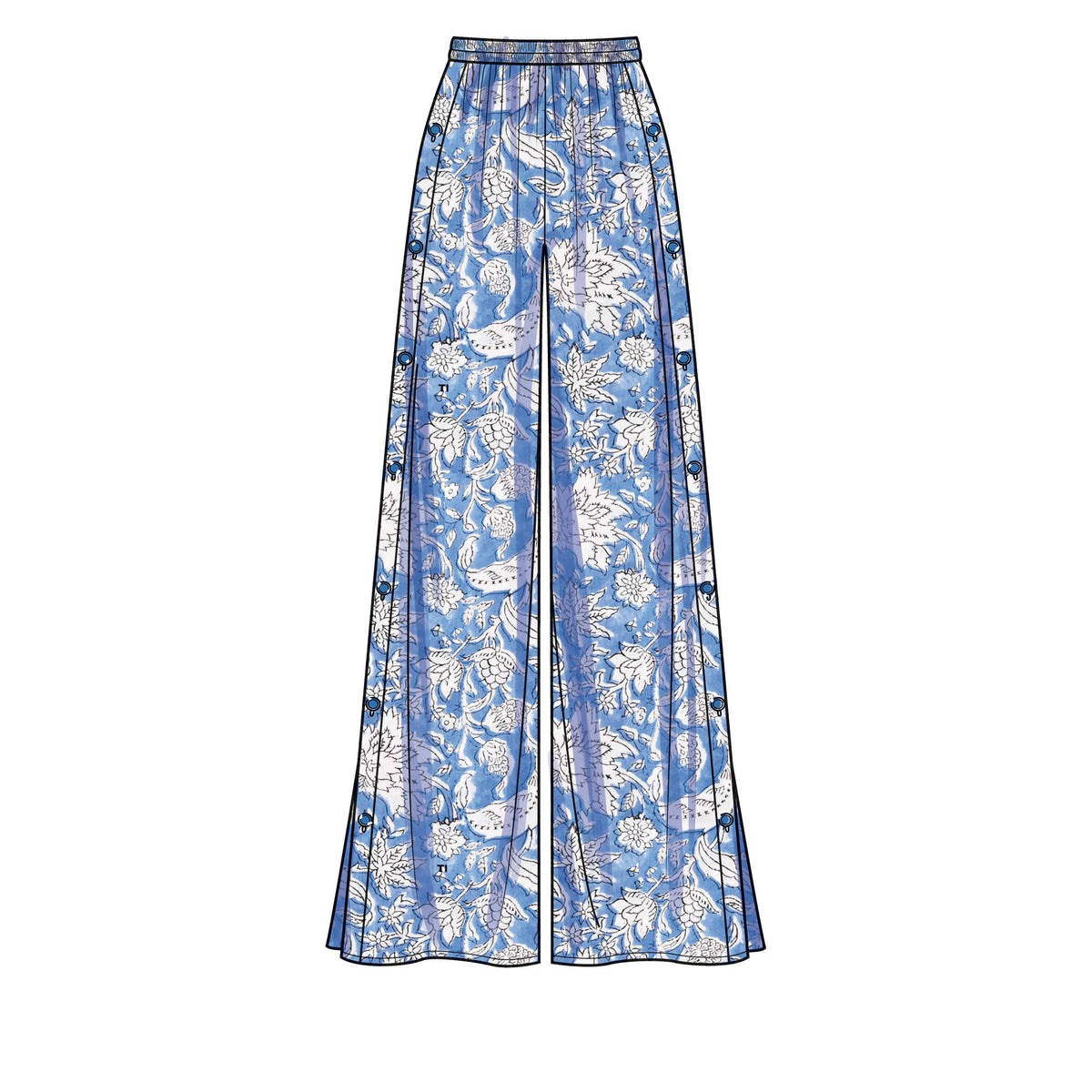 Simplicity S9608 sewing pattern envelope showing skirts or trousers