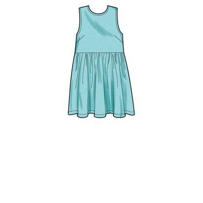 Simplicity S9611 sewing pattern envelope showing tunic and cropped top designs