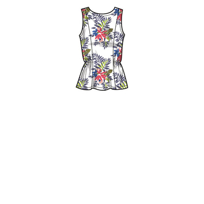 Simplicity S9612 sewing pattern envelope showing casual wear designs
