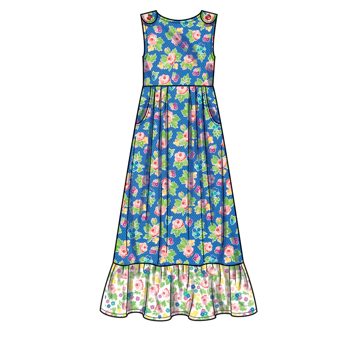 Simplicity S9617 sewing pattern envelope showing dress designs