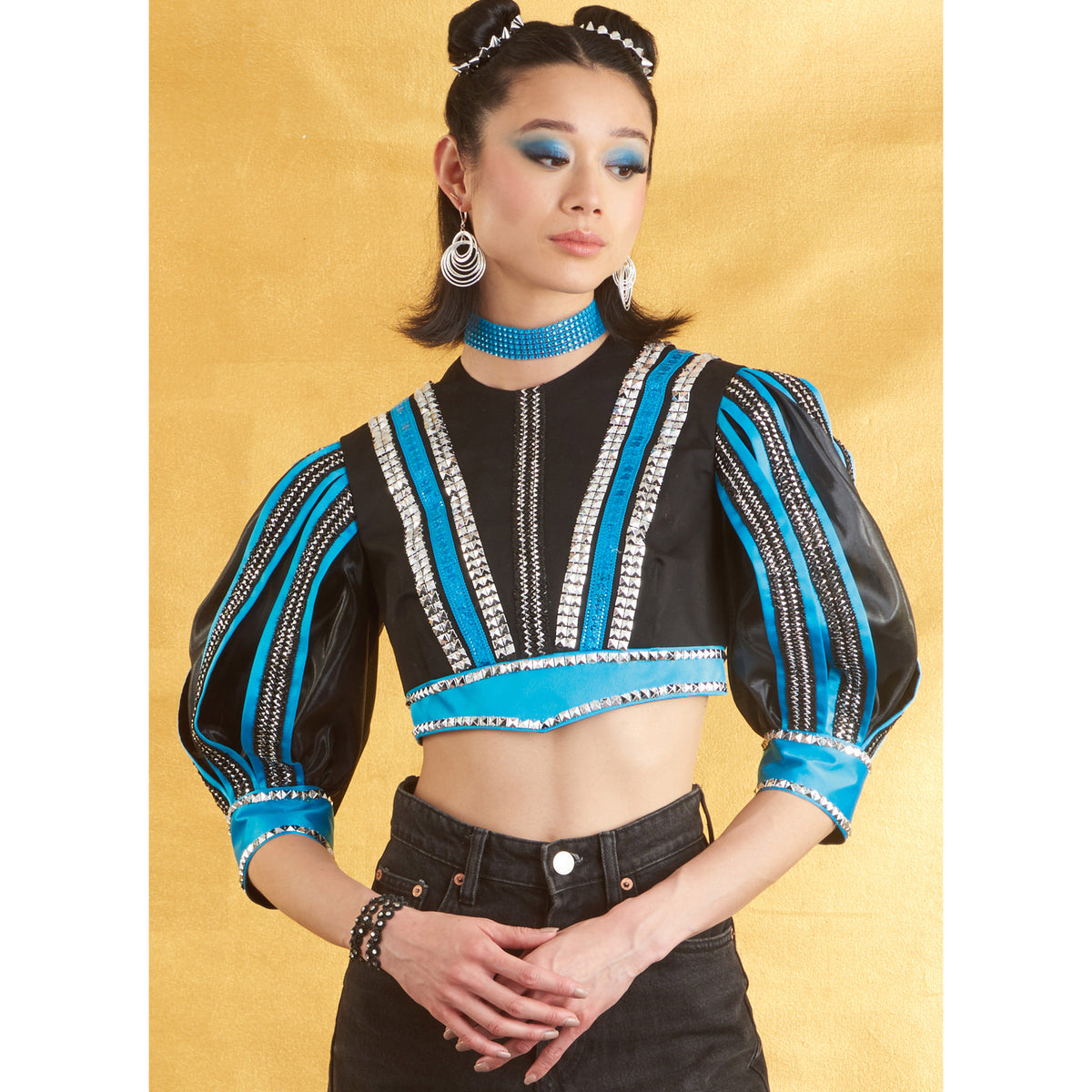 Simplicity S9627 sewing pattern envelope showing costume designs