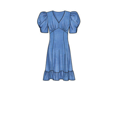 Simplicity S9642 sewing pattern envelope showing dress designs