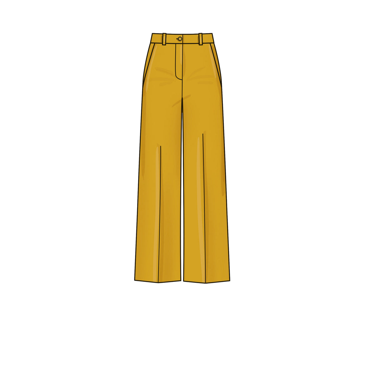 Simplicity sewing pattern S9647 envelope showing misses' skirts and trousers