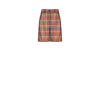Simplicity sewing pattern S9647 envelope showing misses' skirts and trousers