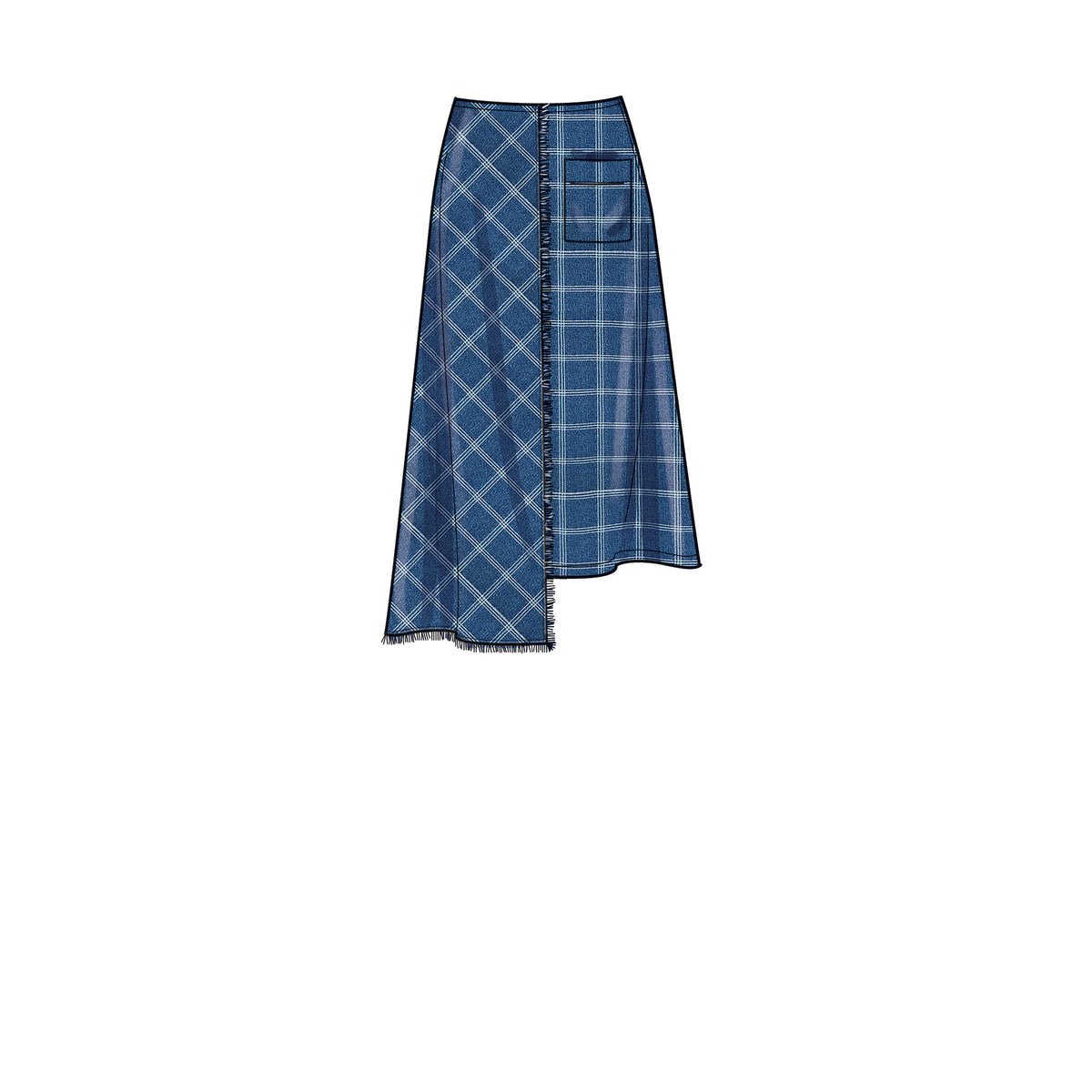 Simplicity sewing pattern S9648 envelope showing misses' skirts and trousers