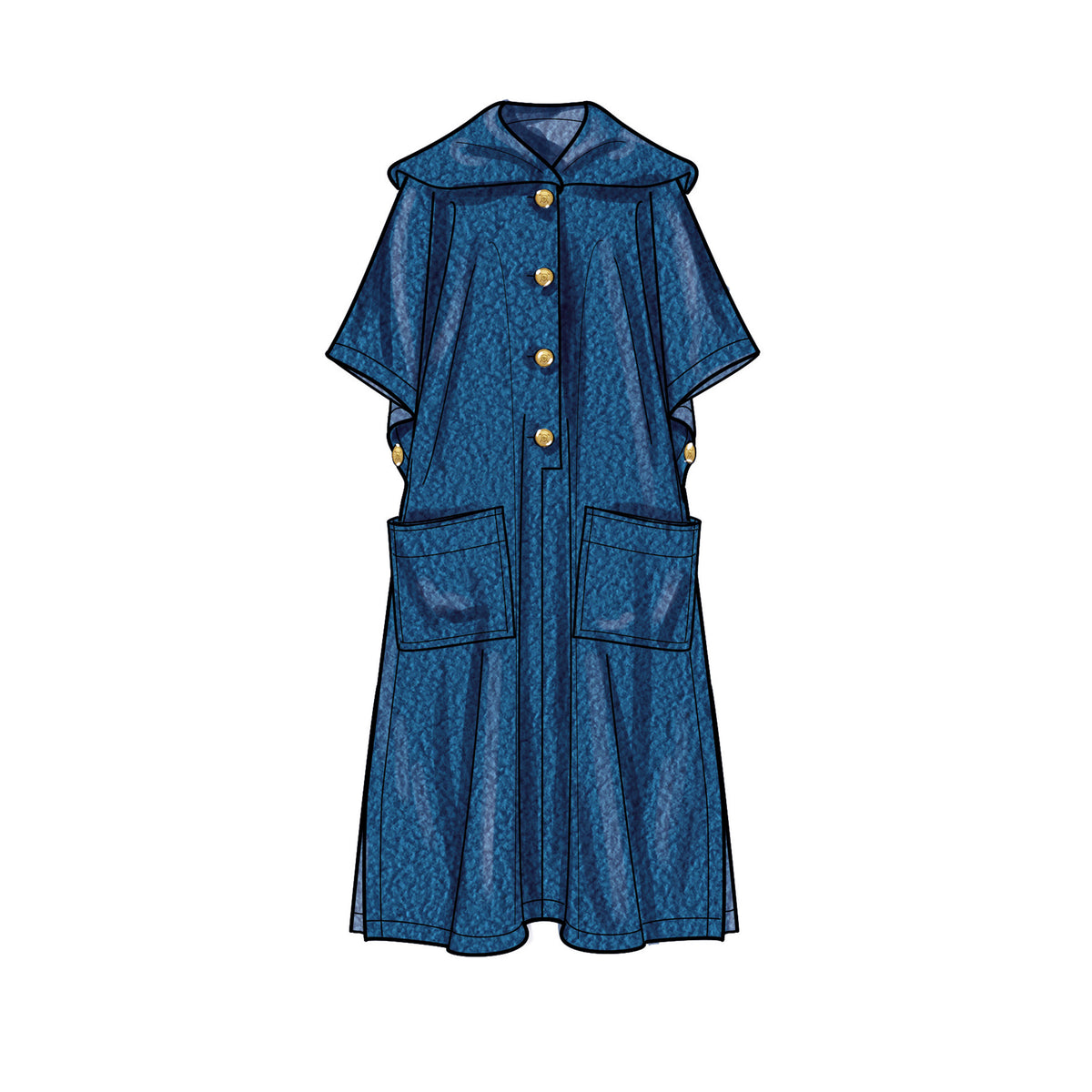 Simplicity sewing pattern S9649 envelope showing misses' jackets and coats