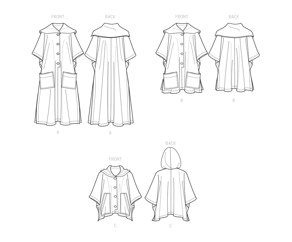 Simplicity sewing pattern S9649 envelope showing misses' jackets and coats