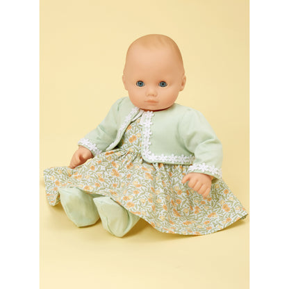 Simplicity sewing pattern S9660 envelope showing baby doll clothes