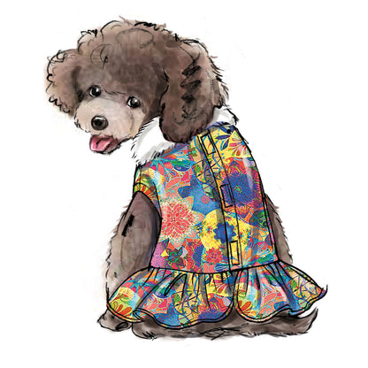Simplicity sewing pattern S9663 envelope showing pet clothes