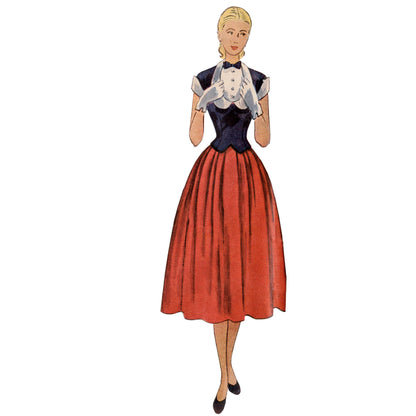 Simplicity sewing pattern S9676 envelope showing misses' dress