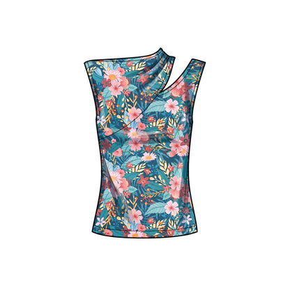 Simplicity sewing pattern S9679 envelope showing misses' tops and vests