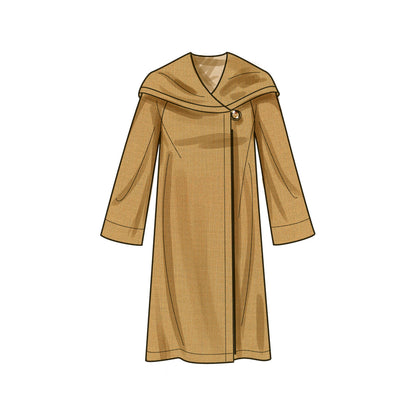 Simplicity sewing pattern S9684 envelope showing misses' relaxed jackets and coats