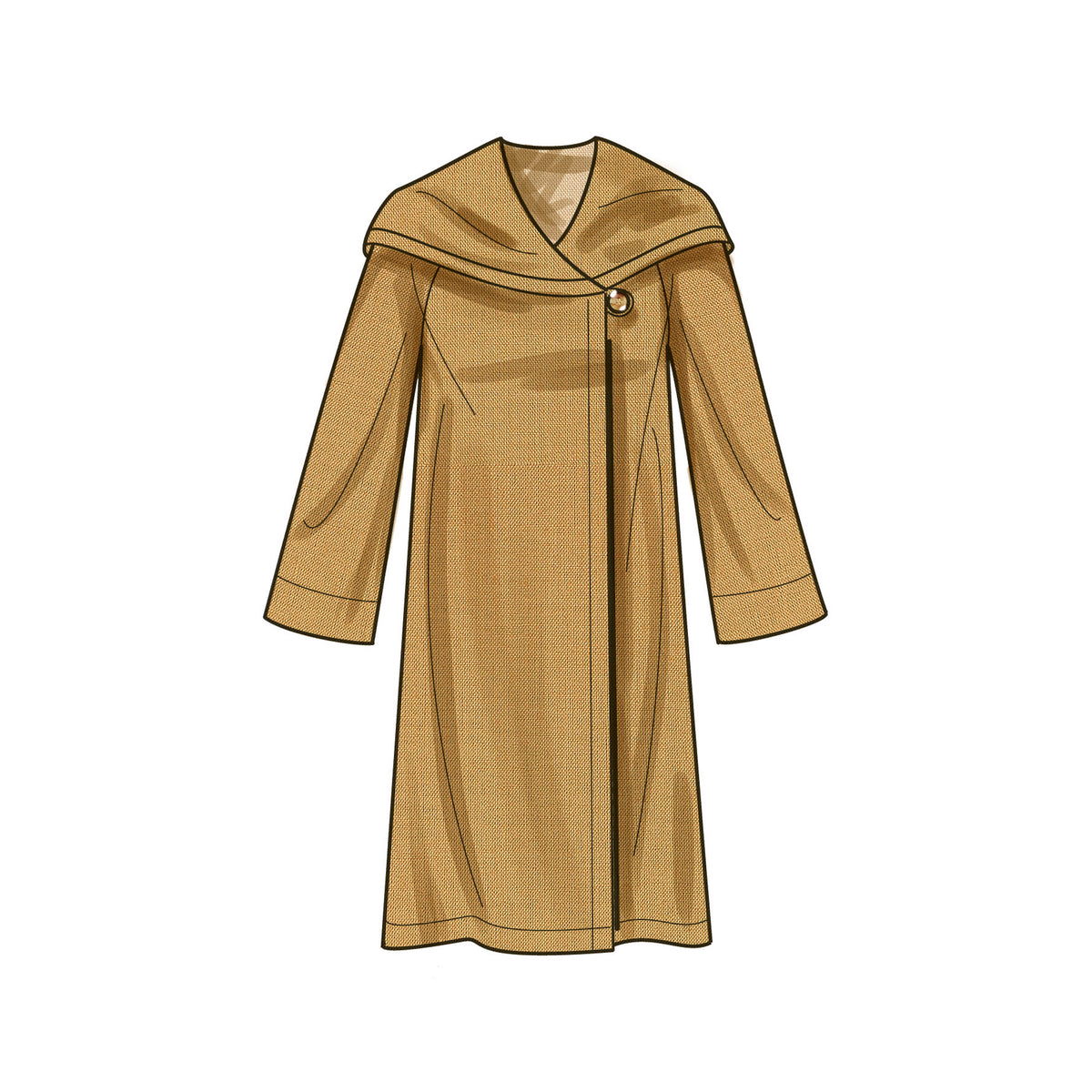 Simplicity sewing pattern S9684 envelope showing misses' relaxed jackets and coats