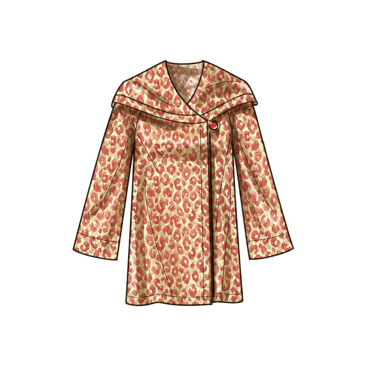 Simplicity sewing pattern S9684 envelope showing misses' relaxed jackets and coats