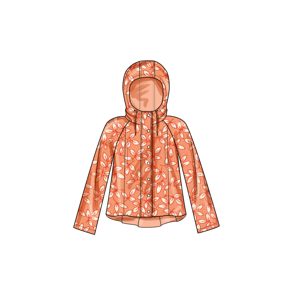 Simplicity S9713 sewing pattern envelope showing jacket with side seam pockets