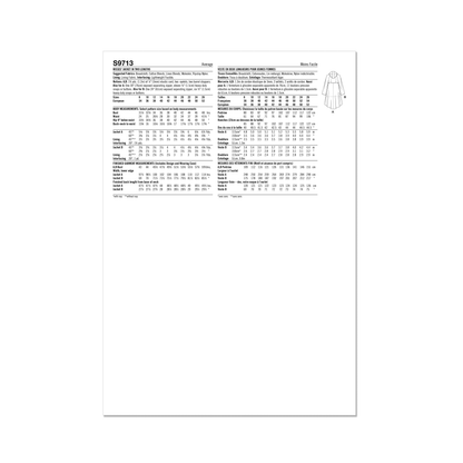 Simplicity S9713 sewing pattern envelope showing jacket with side seam pockets