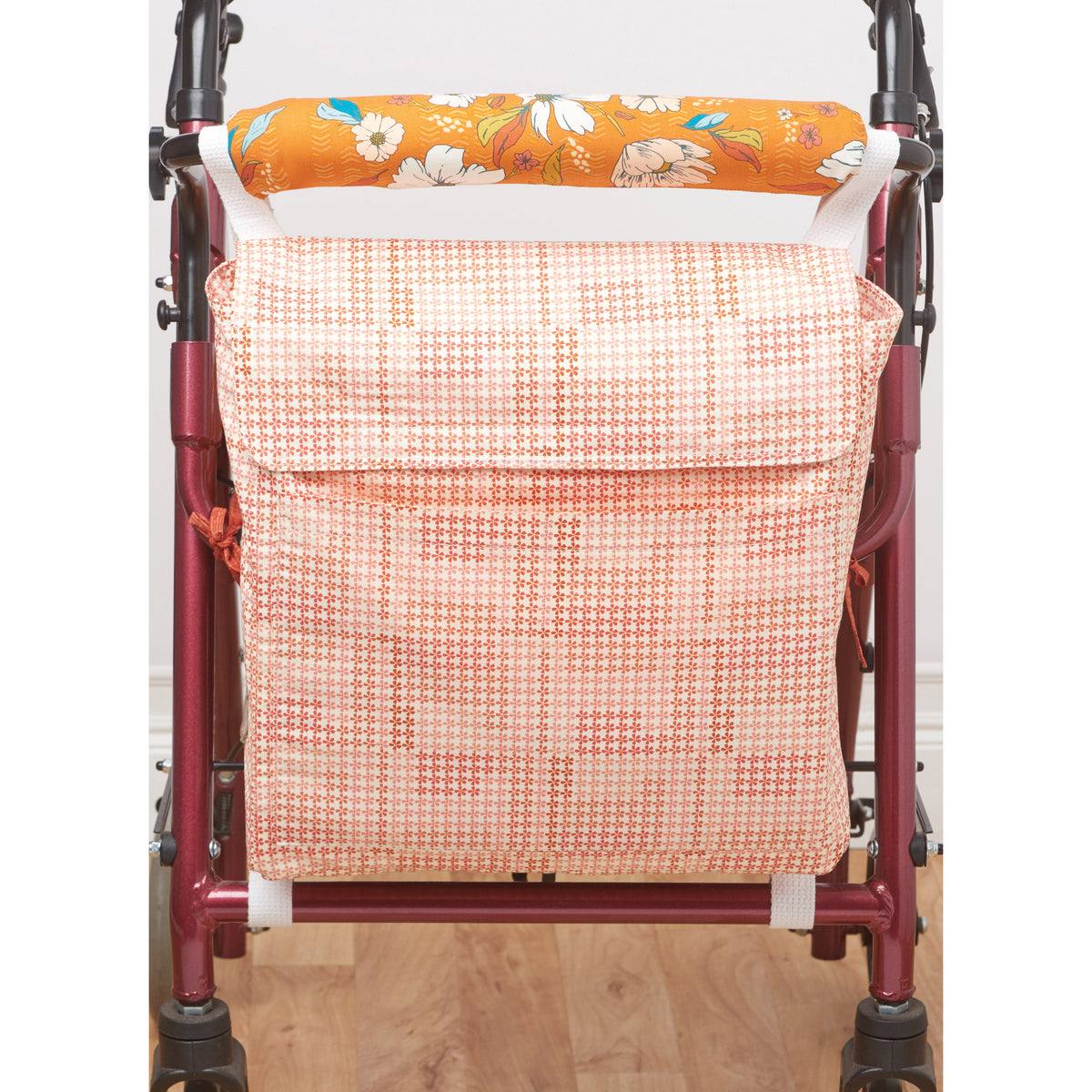 Simplicity S9725 sewing pattern envelope showing walker covers, bags and basket liners