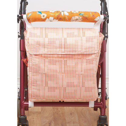 Simplicity S9725 sewing pattern envelope showing walker covers, bags and basket liners