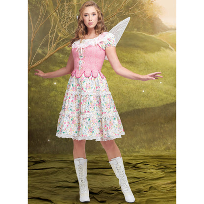 Simplicity S9734 sewing pattern envelope showing a women's fairycore costume