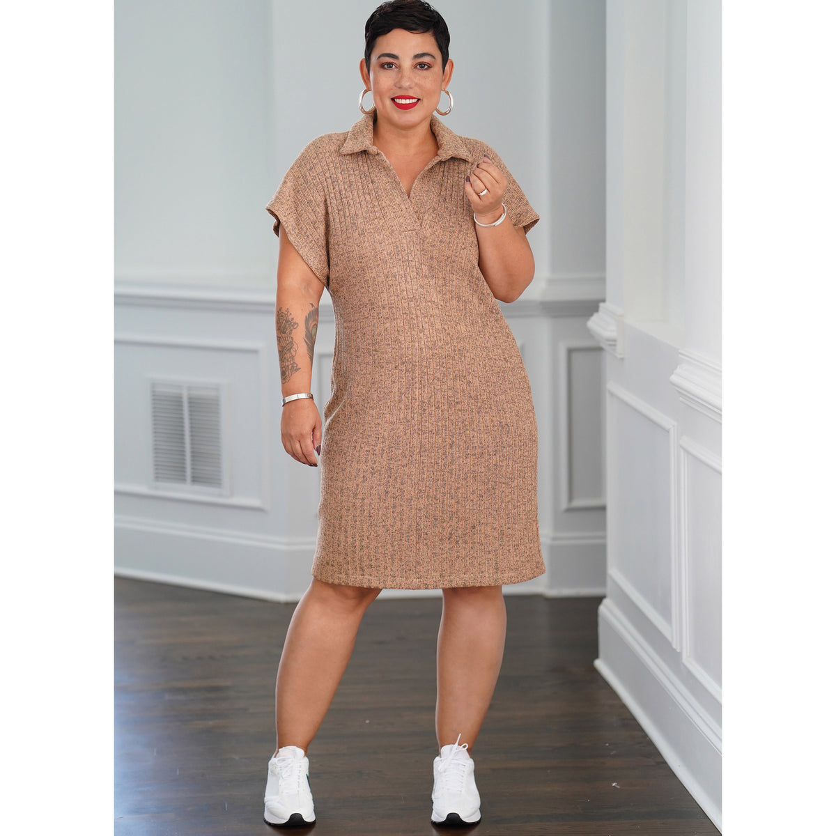 Simplicity S9740 sewing pattern envelope showing a women's dress