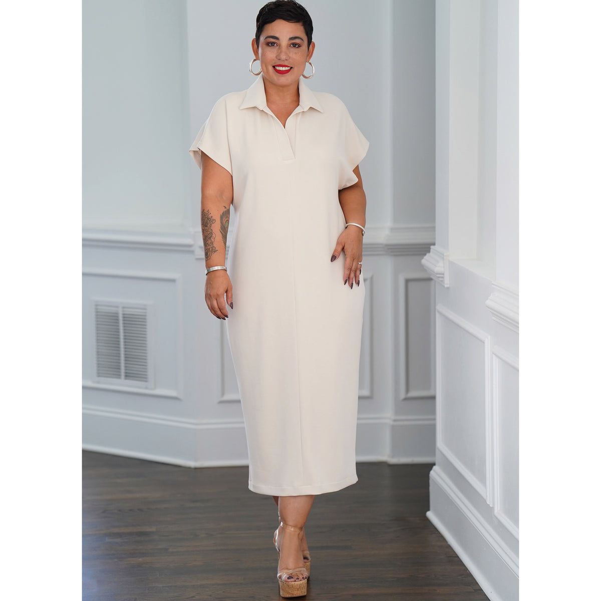 Simplicity S9740 sewing pattern envelope showing a women's dress
