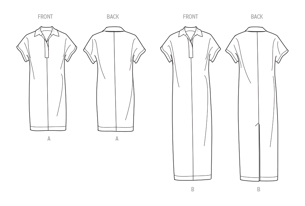 Simplicity S9740 sewing pattern envelope showing a women's dress