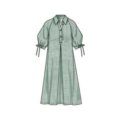 Simplicity S9744 sewing pattern envelope showing a women's dress