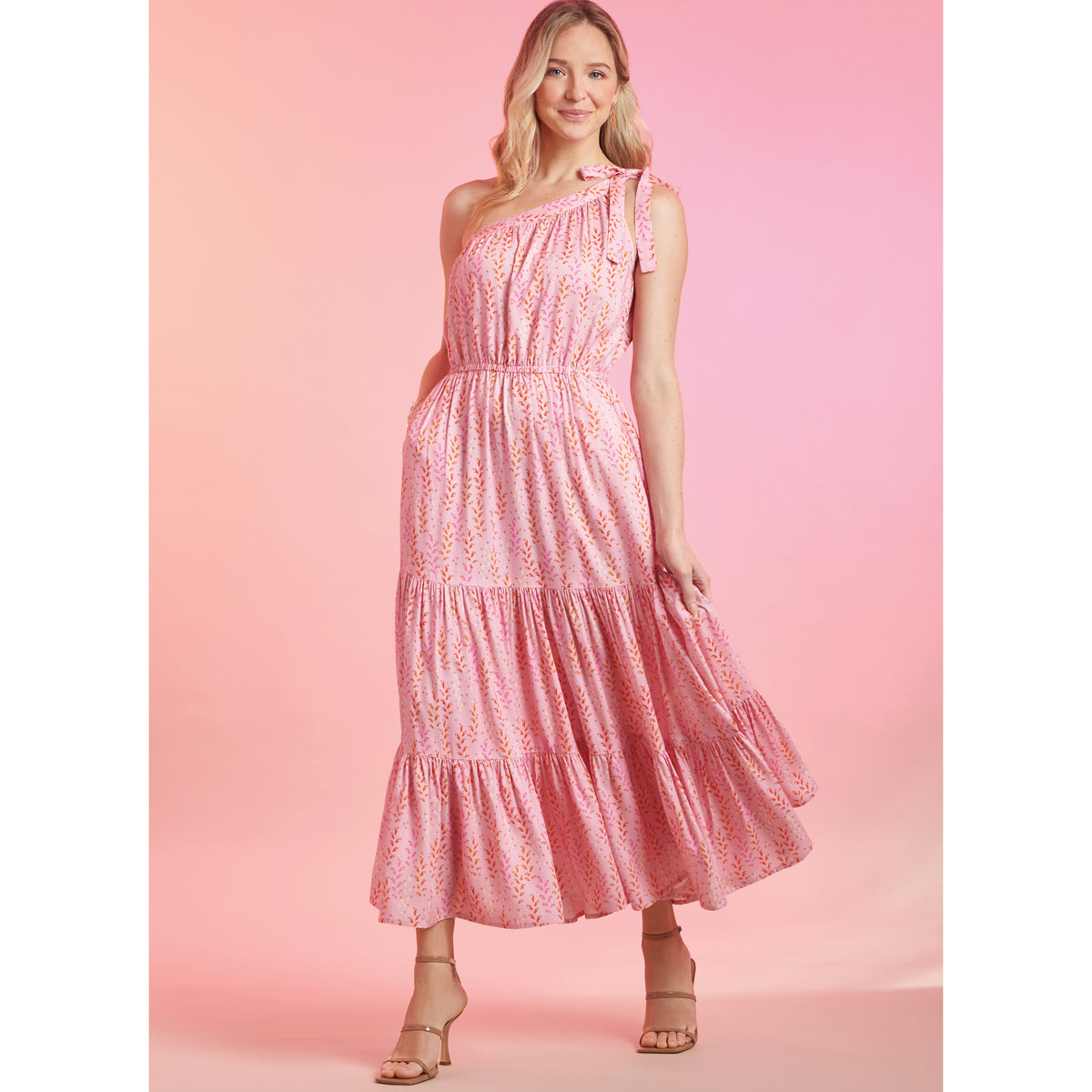 Simplicity S9746 sewing pattern envelope showing a women's dress