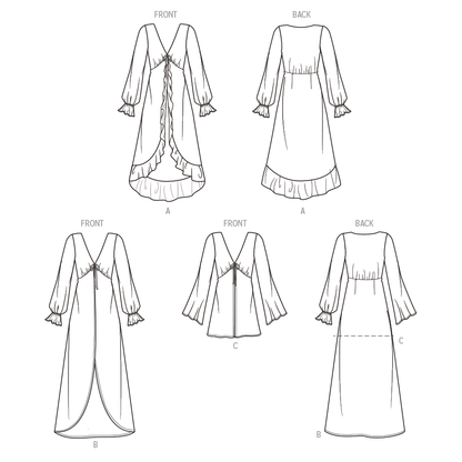 Simplicity S9747 sewing pattern envelope showing a women's top or vest
