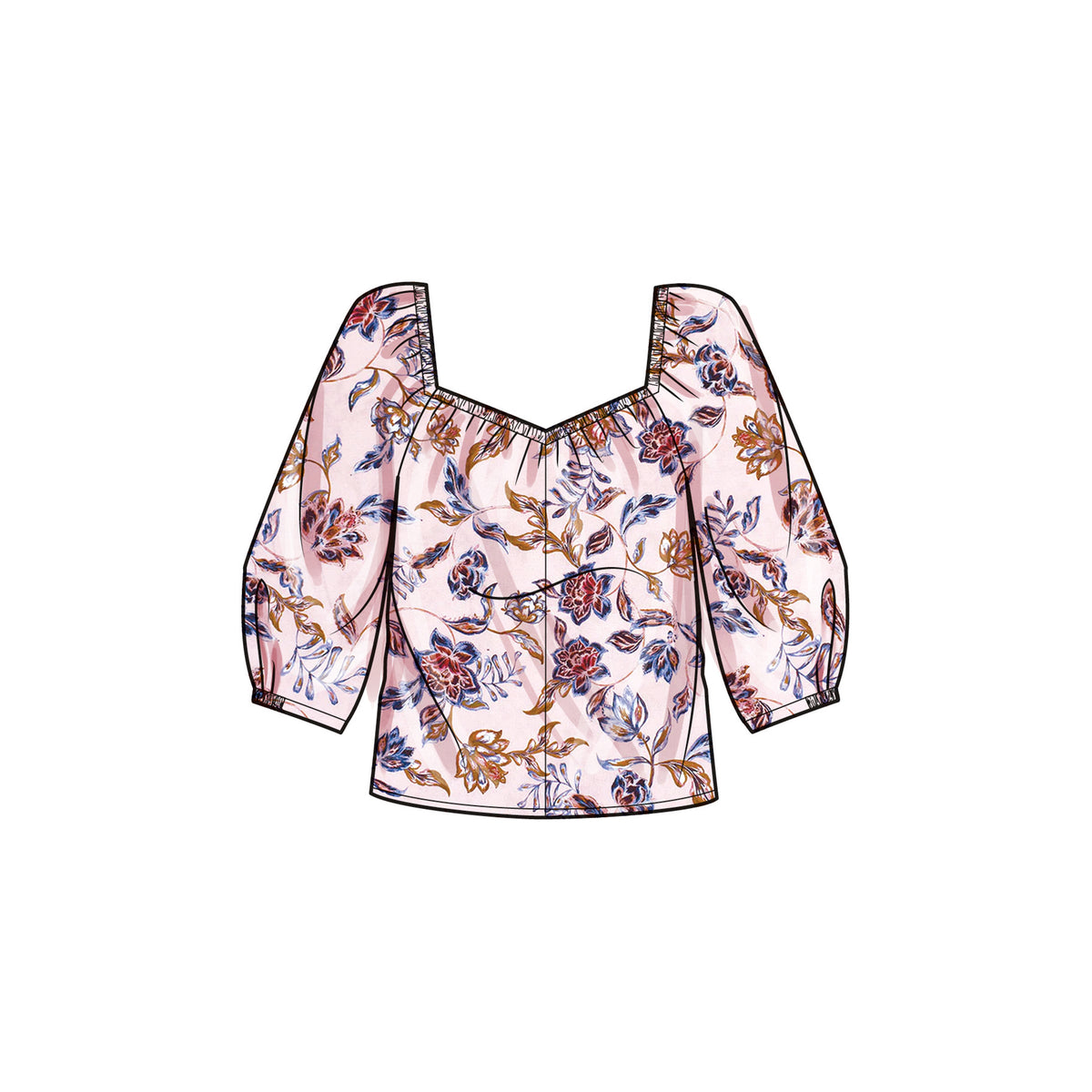 Simplicity S9749 sewing pattern envelope showing a women's top or vest