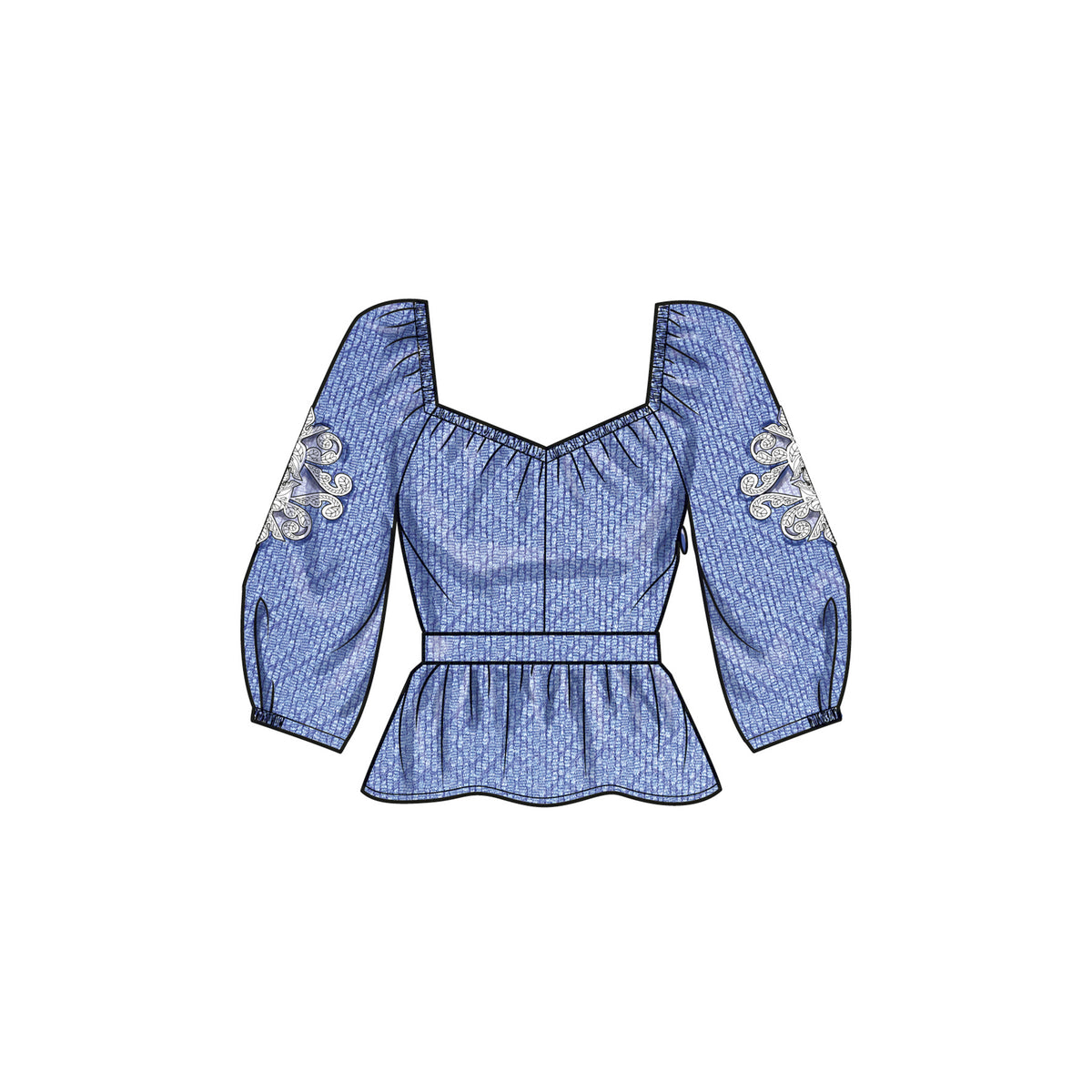 Simplicity S9749 sewing pattern envelope showing a women's top or vest