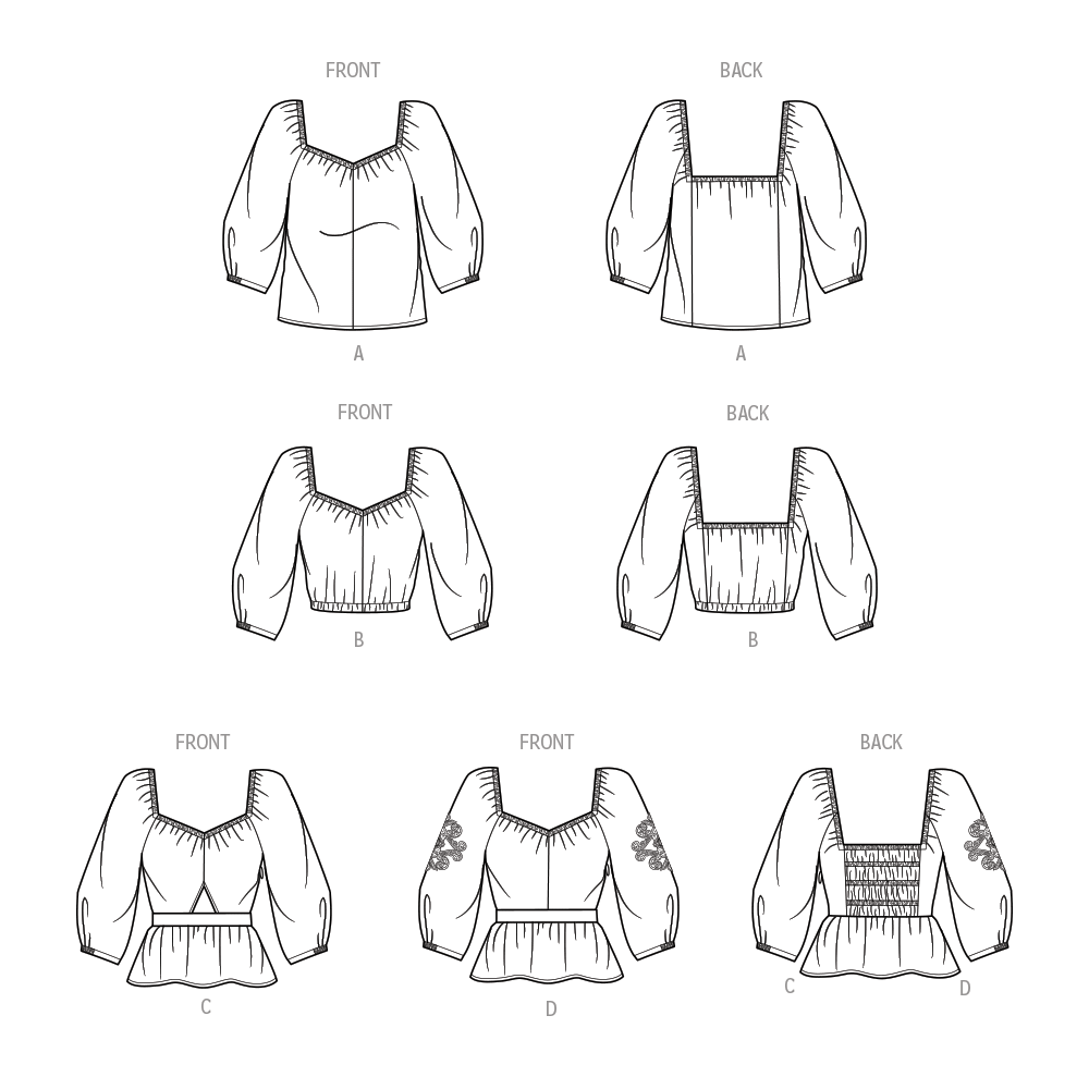 Simplicity S9749 sewing pattern envelope showing a women's top or vest