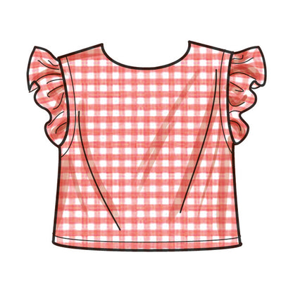 Simplicity S9761 sewing pattern envelope showing a dress, top and trousers