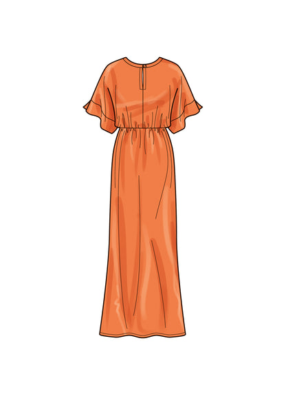 Simplicity S9781 sewing pattern envelope showing a kimono sleeve dress