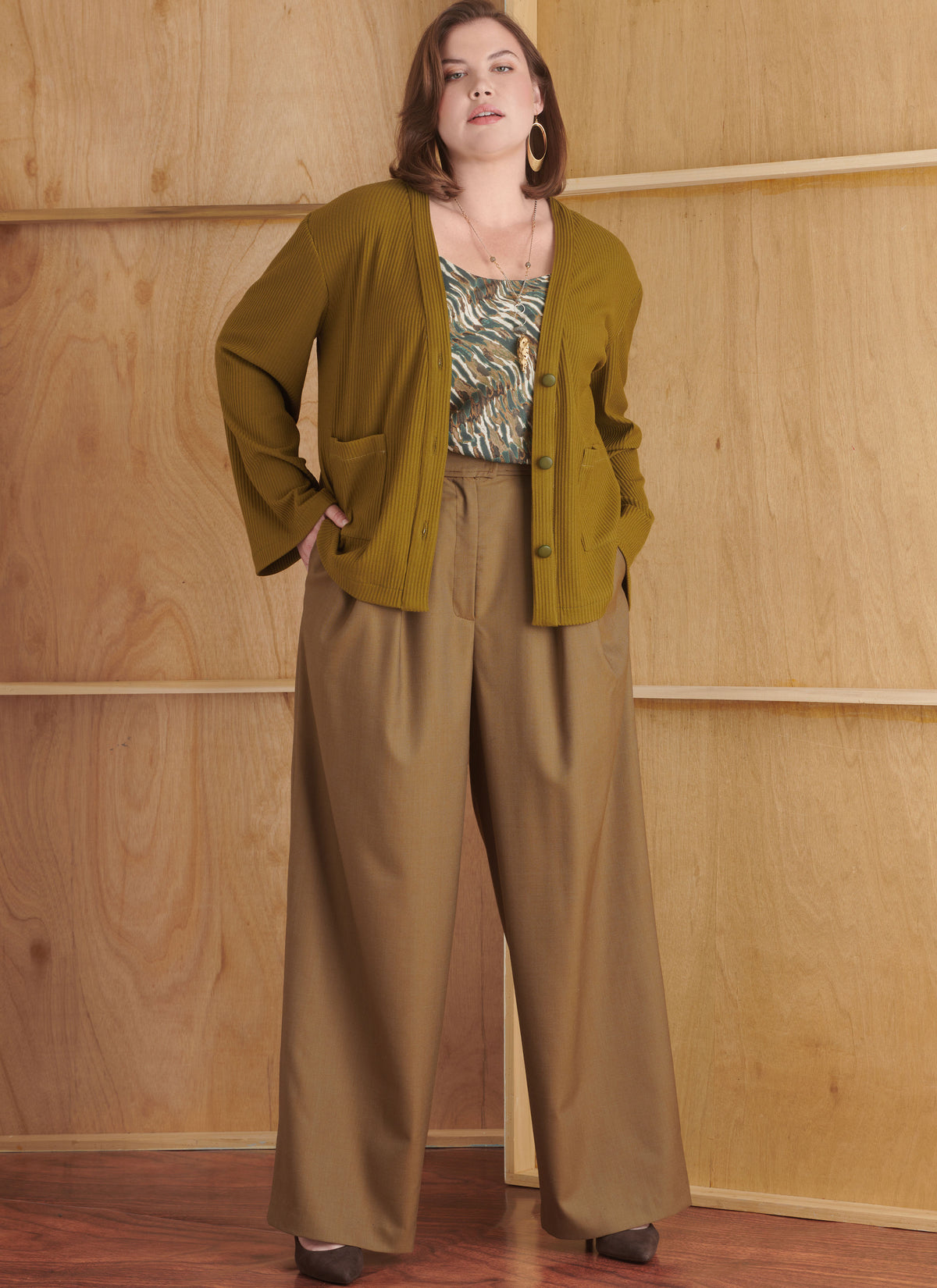 Simplicity S9827 plus size casual wear sewing pattern envelope