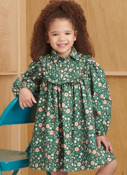 Simplicity S9830 child's dress sewing pattern envelope