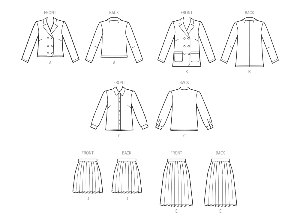 Simplicity S9843 costume jacket sewing pattern envelope