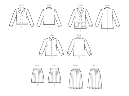 Simplicity S9843 costume jacket sewing pattern envelope