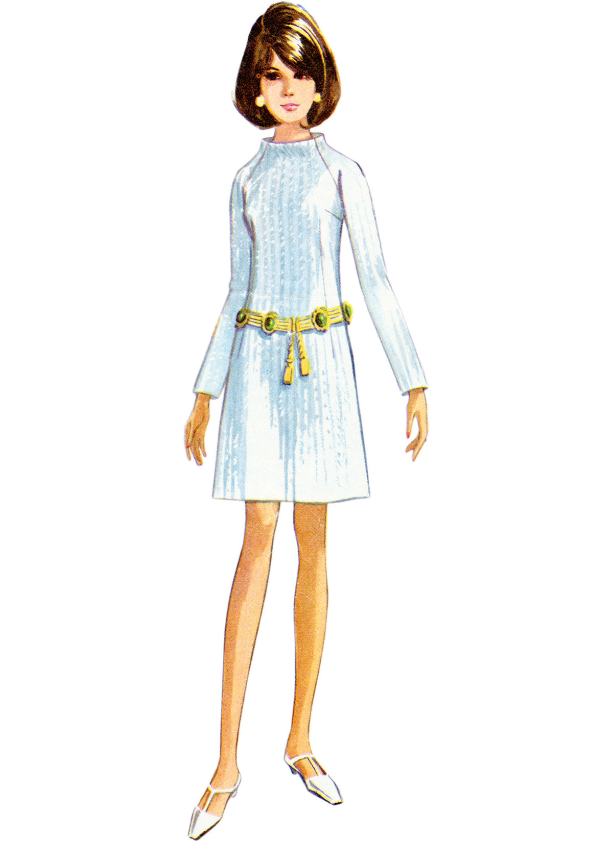 Simplicity S9845 vintage 1960s dress sewing pattern envelope