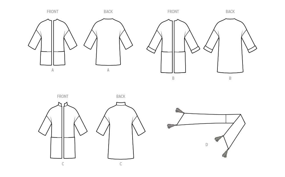 Simplicity S9853 jacket sewing pattern envelope