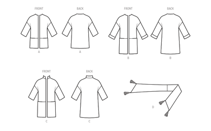 Simplicity S9853 jacket sewing pattern envelope