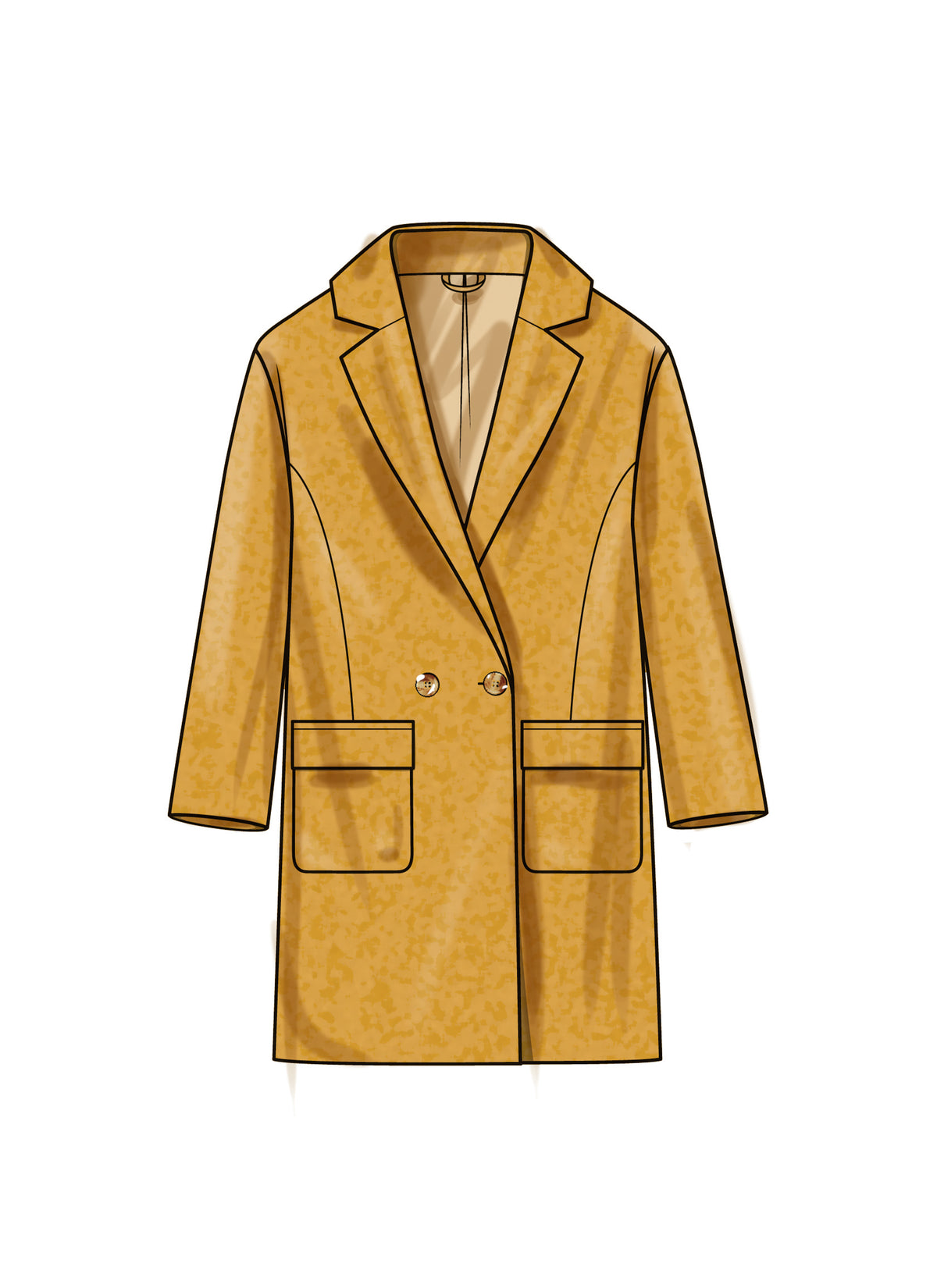 Simplicity S9854 tailored jacket sewing pattern envelope