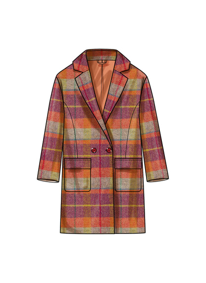 Simplicity S9854 tailored jacket sewing pattern envelope