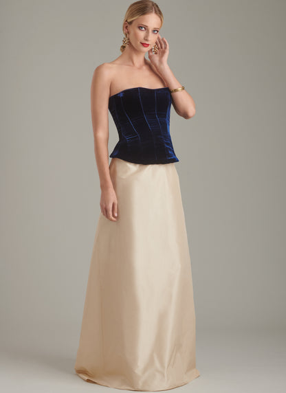 Simplicity S9880 sewing pattern envelope showing women's costume