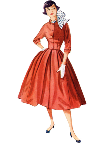 Simplicity S9882 sewing pattern envelope showing vintage skirt and jacket